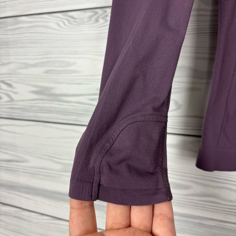 Athleta Momentum Top Long Sleeve Athleisure Size Small Purple - Picture 2 of 7